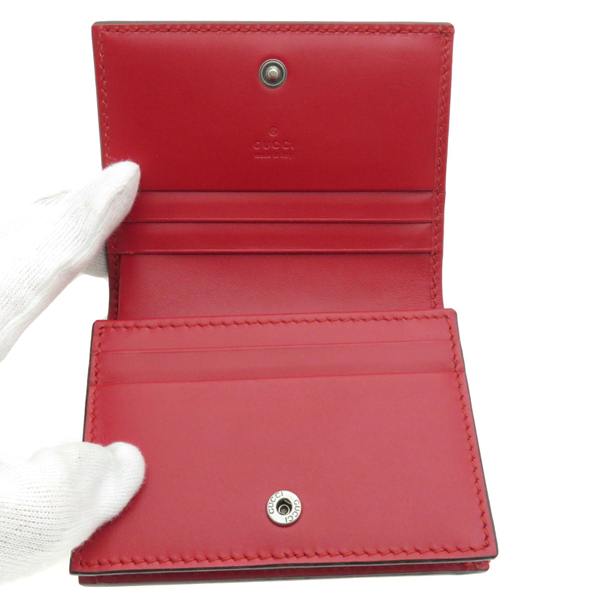 GUCCI グッチ 465859 チャイニーズ ニューイヤー 二つ折り財布（小銭入れあり） カーフ レディース 中古