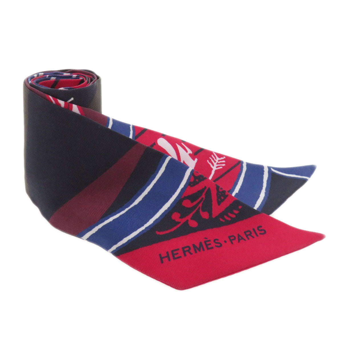 HERMES エルメス ツイリー スカーフ シルク レディース 中古