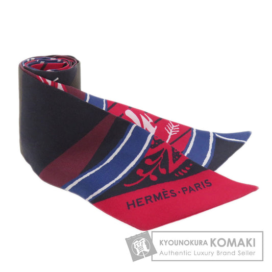 HERMES エルメス ツイリー スカーフ シルク レディース 中古