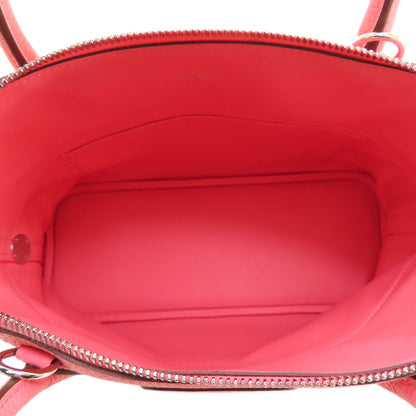 HERMES エルメス ボリード31 ローズアザレ シルバー金具 ハンドバッグ トリヨン レディース 中古