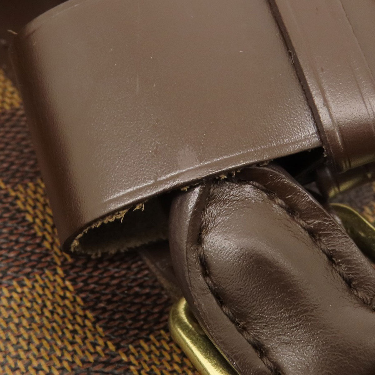 LOUIS VUITTON ルイヴィトン N41414 キーポル バンドリエール55 ダミエ エベヌ ボストンバッグ ダミエキャンバス レディース 中古