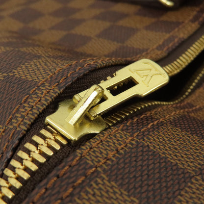 LOUIS VUITTON ルイヴィトン N41414 キーポル バンドリエール55 ダミエ エベヌ ボストンバッグ ダミエキャンバス レディース 中古