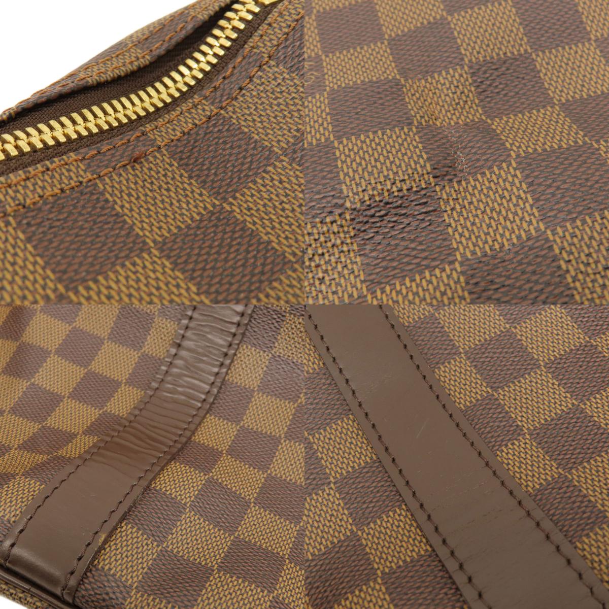 LOUIS VUITTON ルイヴィトン N41414 キーポル バンドリエール55 ダミエ エベヌ ボストンバッグ ダミエキャンバス レディース 中古
