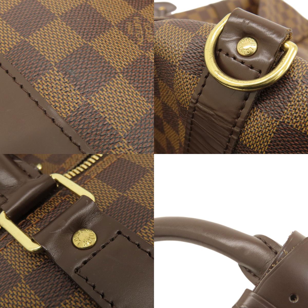 LOUIS VUITTON ルイヴィトン N41414 キーポル バンドリエール55 ダミエ エベヌ ボストンバッグ ダミエキャンバス レディース 中古