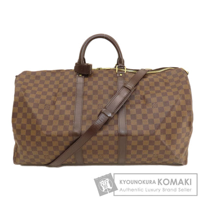 LOUIS VUITTON ルイヴィトン N41414 キーポル バンドリエール55 ダミエ エベヌ ボストンバッグ ダミエキャンバス レディース 中古