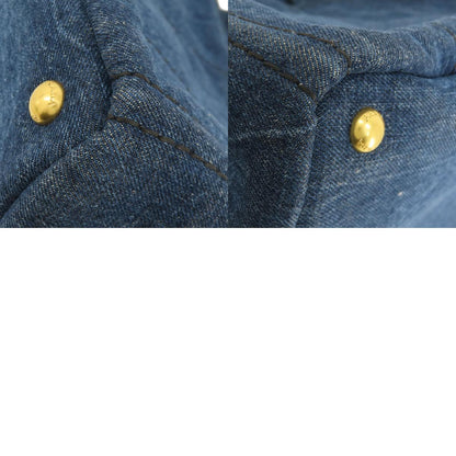 PRADA プラダ B1877B カナパ トートバッグ デニム レディース 中古