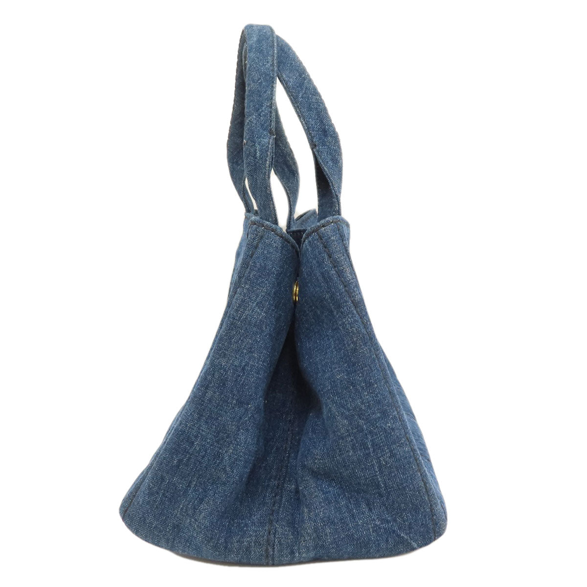 PRADA プラダ B1877B カナパ トートバッグ デニム レディース 中古