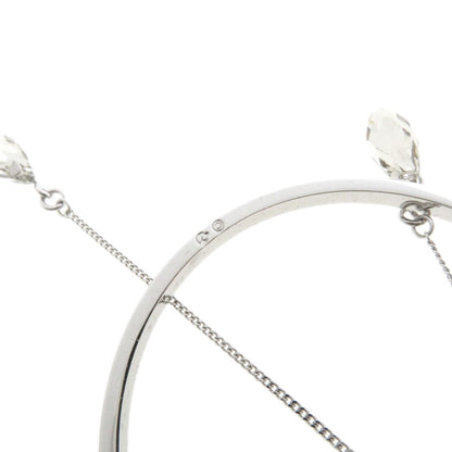 SWAROVSKI スワロフスキー サークルモチーフ ネックレス 金属製 レディース 中古