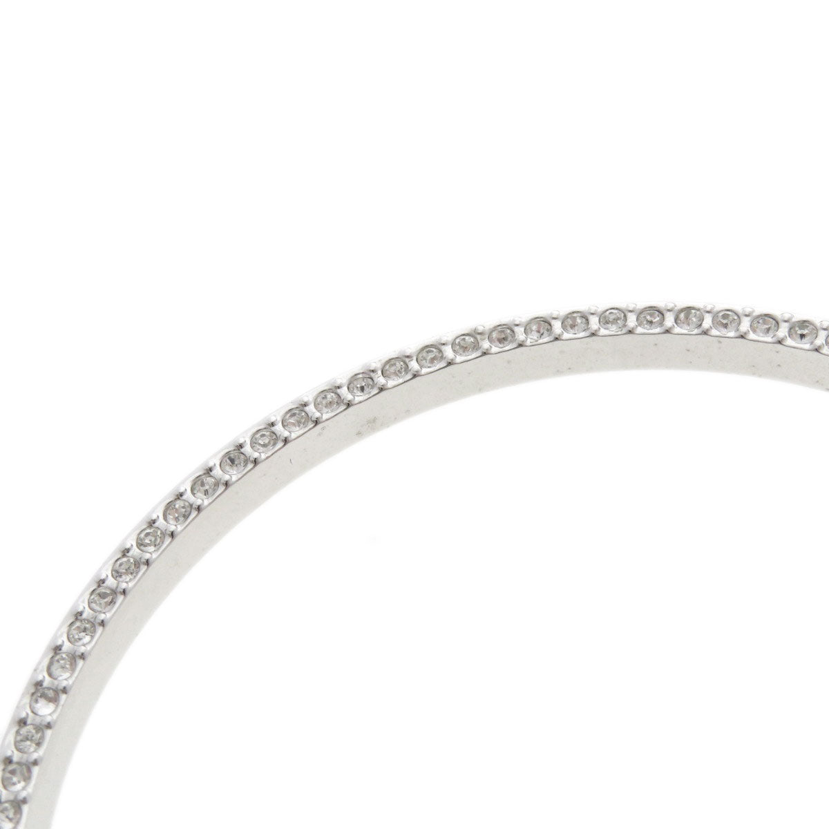 SWAROVSKI スワロフスキー サークルモチーフ ネックレス 金属製 レディース 中古