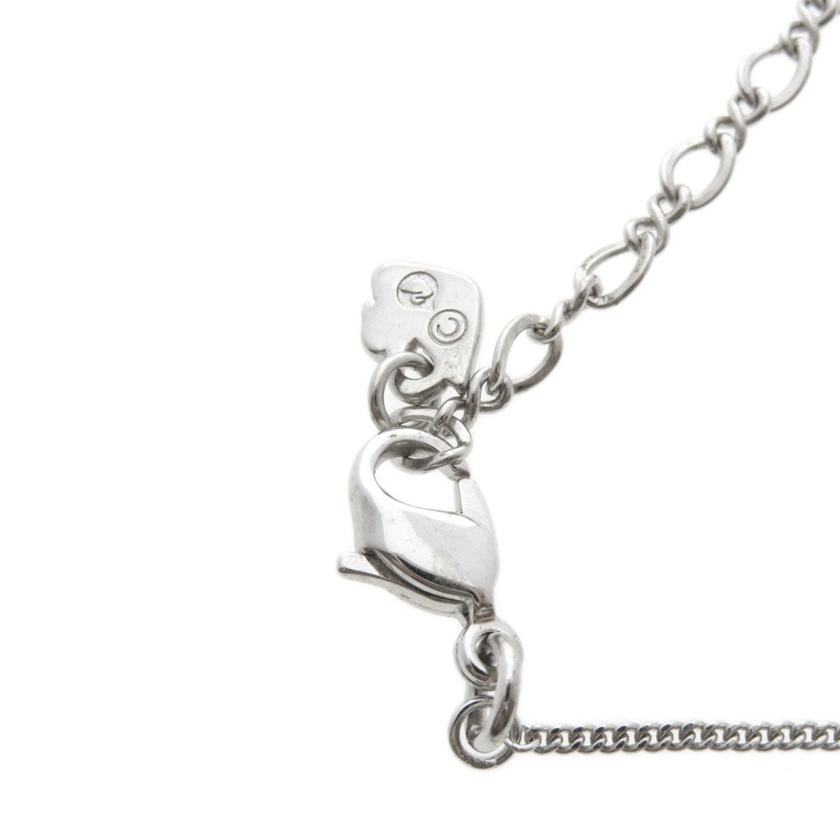 SWAROVSKI スワロフスキー サークルモチーフ ネックレス 金属製 レディース 中古