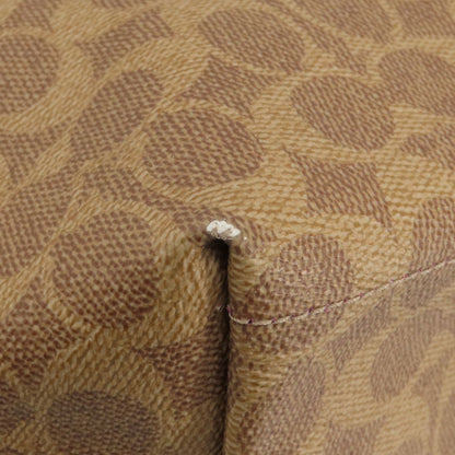 COACH コーチ 32714 シグネチャー トートバッグ PVC レディース 中古