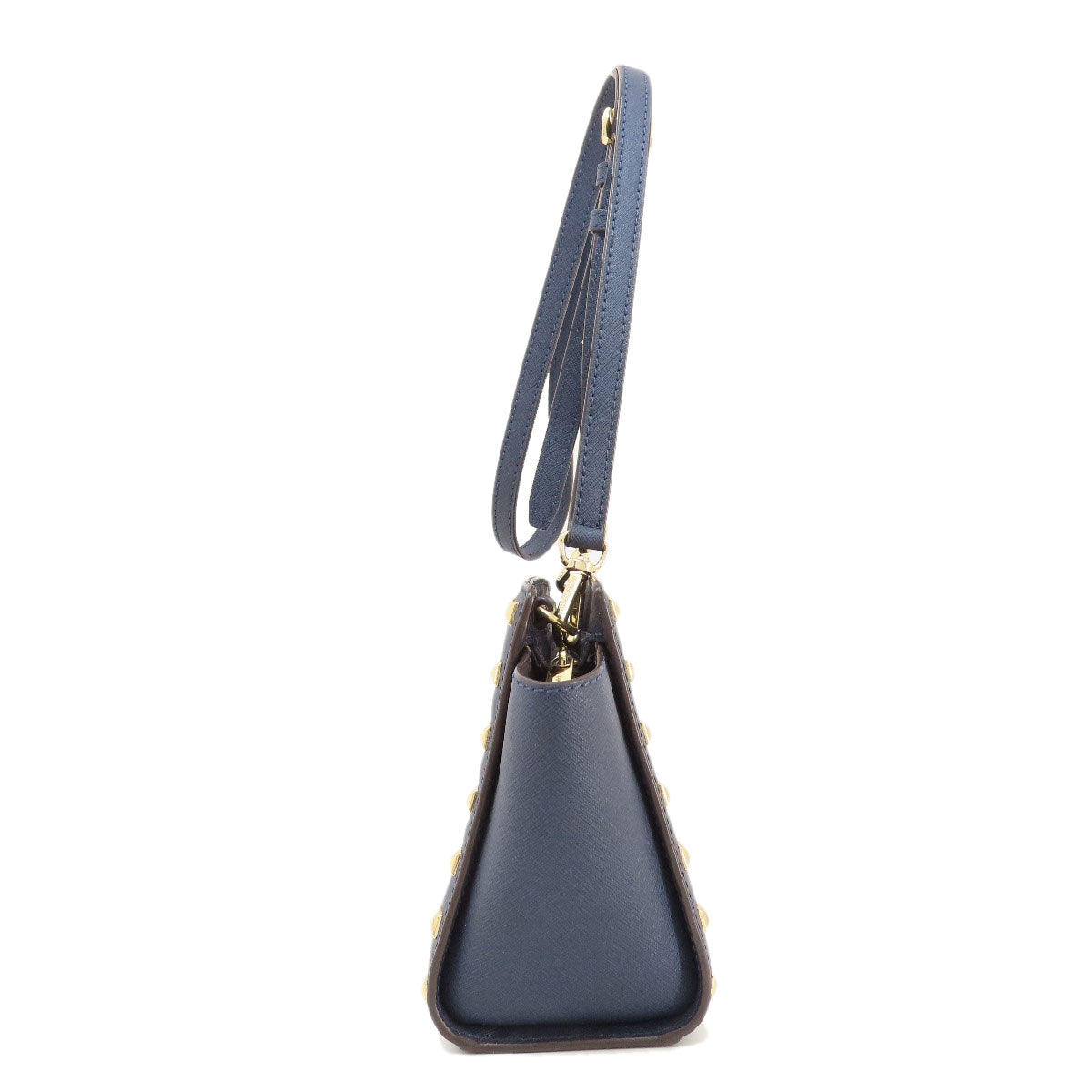 Michael Kors マイケルコース スタッズ ショルダーバッグ レザー レディース 中古