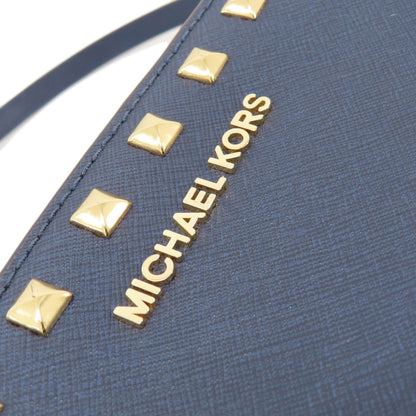 Michael Kors マイケルコース スタッズ ショルダーバッグ レザー レディース 中古