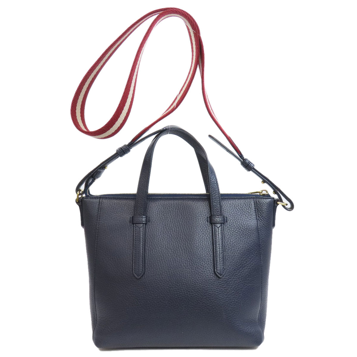BALLY バリー バリーストライプ 2WAY トートバッグ レザー レディース 中古