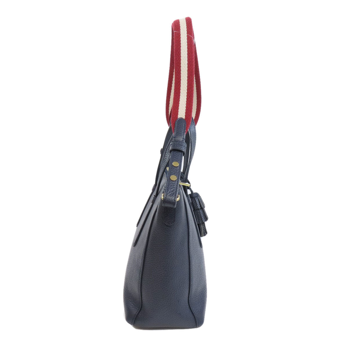 BALLY バリー バリーストライプ 2WAY トートバッグ レザー レディース 中古