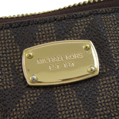 Michael Kors マイケルコース MKシグネチャー 2WAY ハンドバッグ PVC レディース 中古