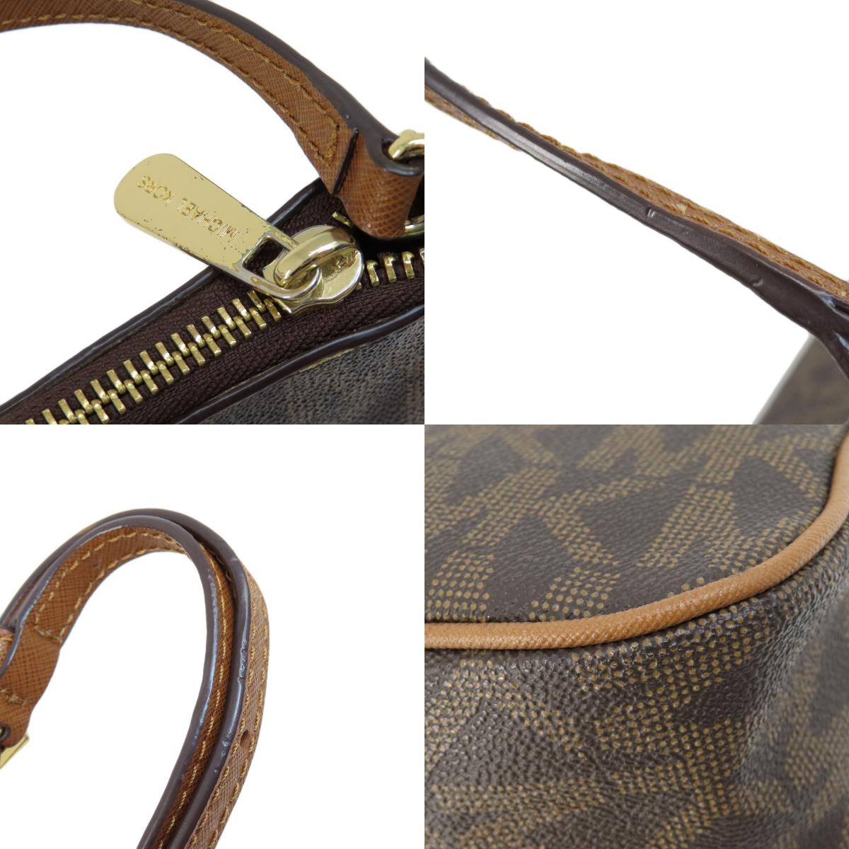 Michael Kors マイケルコース MKシグネチャー 2WAY ハンドバッグ PVC レディース 中古