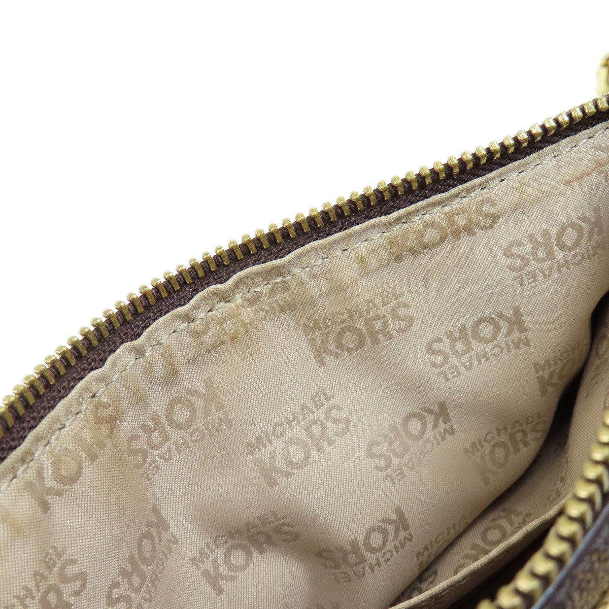Michael Kors マイケルコース MKシグネチャー 2WAY ハンドバッグ PVC レディース 中古