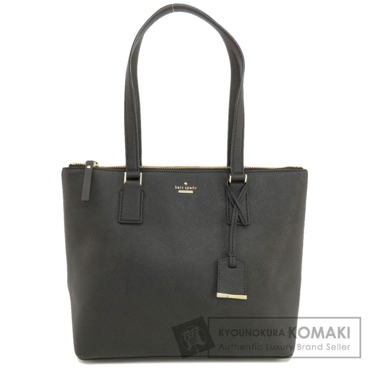 kate spade ケイトスペード ロゴ トートバッグ レザー レディース 中古