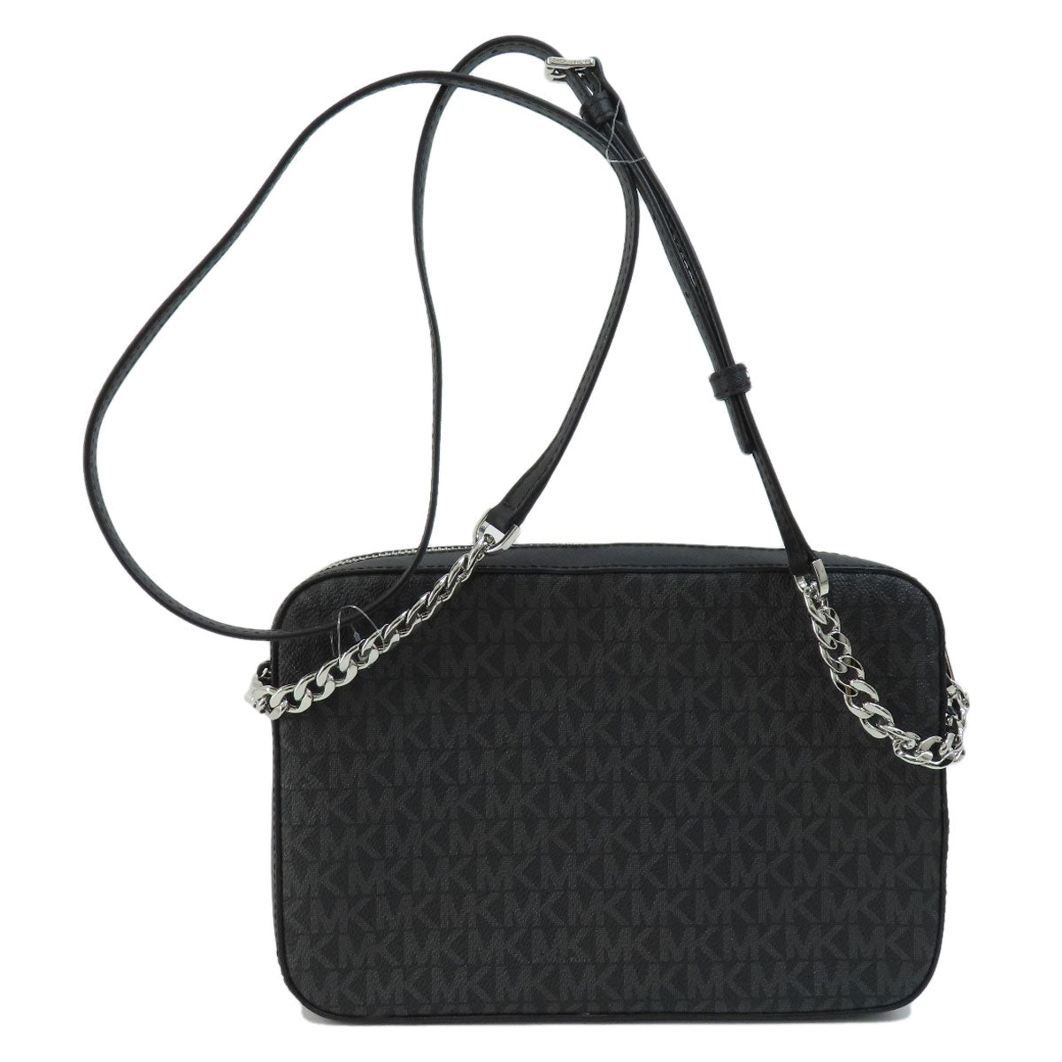 Michael Kors マイケルコース MKシグネチャー ショルダーバッグ コーティングキャンバス レディース 中古