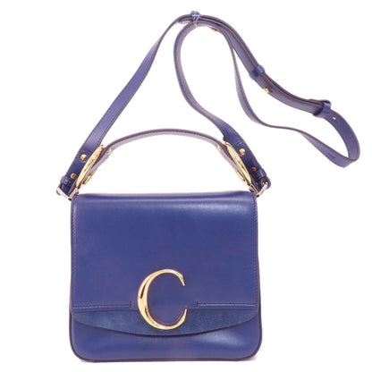 CHLOE クロエ クロエC ロングショルダー ショルダーバッグ レザー レディース 中古