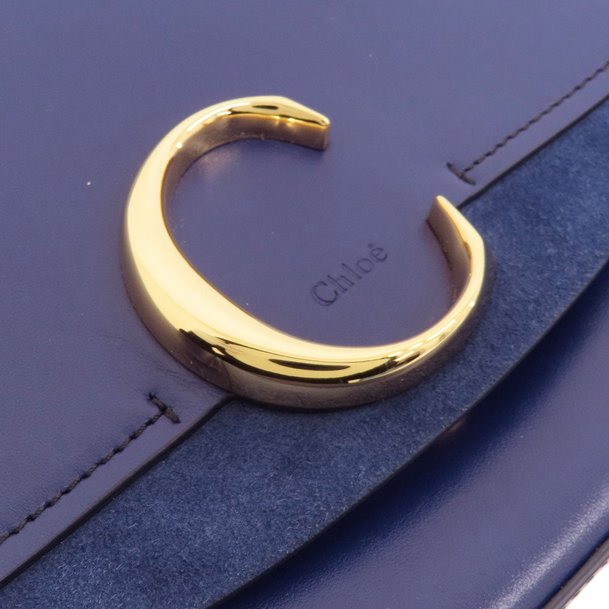 CHLOE クロエ クロエC ロングショルダー ショルダーバッグ レザー レディース 中古
