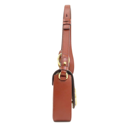 CHLOE クロエ ミニロングショルダー クロエC 2WAY ショルダーバッグ レザー レディース 中古