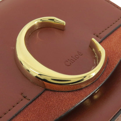 CHLOE クロエ ミニロングショルダー クロエC 2WAY ショルダーバッグ レザー レディース 中古