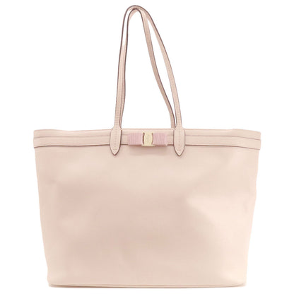 Salvatore Ferragamo サルヴァトーレフェラガモ ヴァラリボン トートバッグ レザー レディース 中古