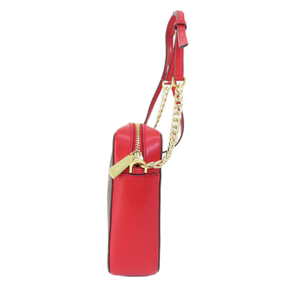 Michael Kors マイケルコース ストライプ MKシグネチャー ショルダーバッグ PVC レディース 中古