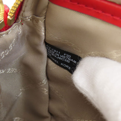 Michael Kors マイケルコース ストライプ MKシグネチャー ショルダーバッグ PVC レディース 中古