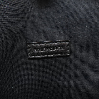 BALENCIAGA バレンシアガ ロゴ ボディバッグ キャンバス レディース 中古