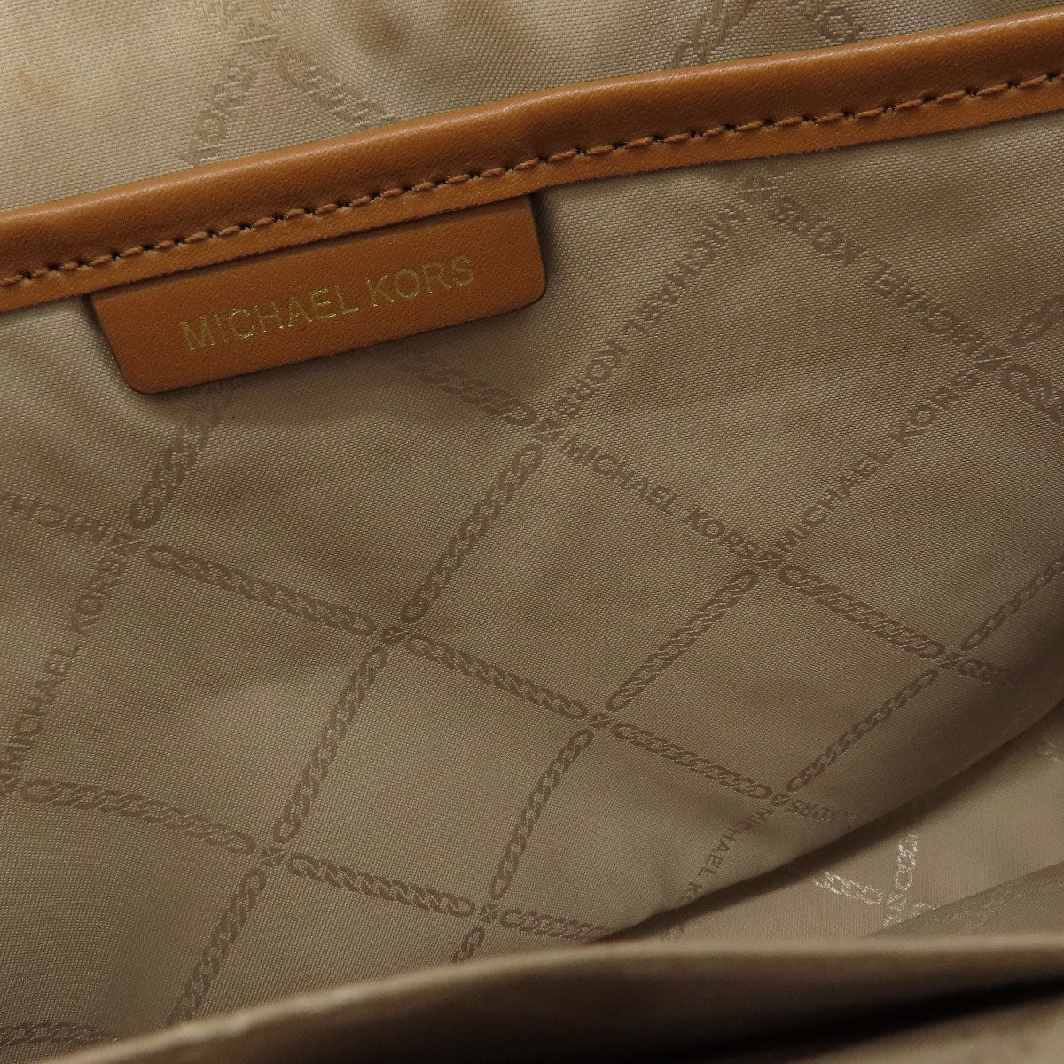 Michael Kors マイケルコース MKシグネチャー ショルダーバッグ レザー レディース 中古