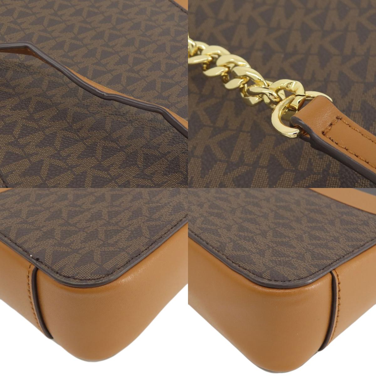 Michael Kors マイケルコース MKシグネチャー ショルダーバッグ レザー レディース 中古