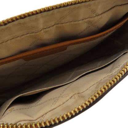 Michael Kors マイケルコース MKシグネチャー ショルダーバッグ レザー レディース 中古