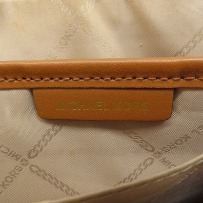 Michael Kors マイケルコース MKシグネチャー ショルダーバッグ レザー レディース 中古