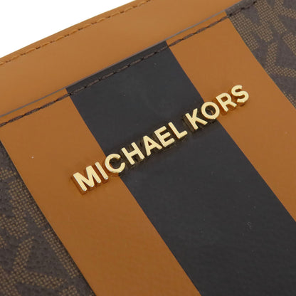 Michael Kors マイケルコース MKシグネチャー ショルダーバッグ レザー レディース 中古