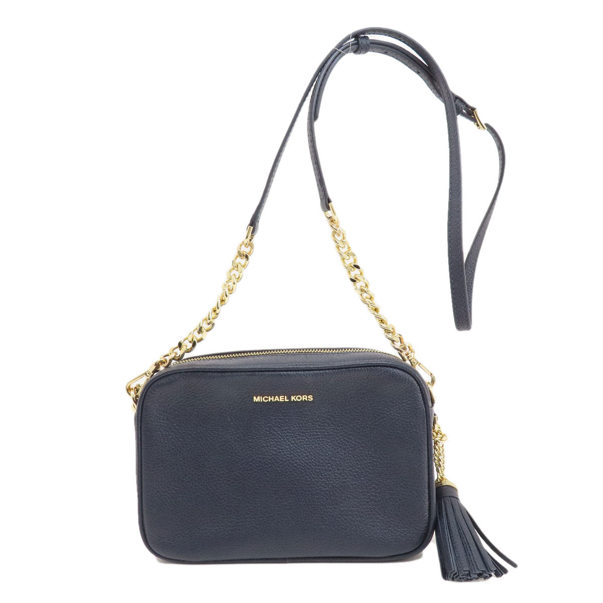 Michael Kors マイケルコース ロゴ ショルダーバッグ レザー レディース 中古