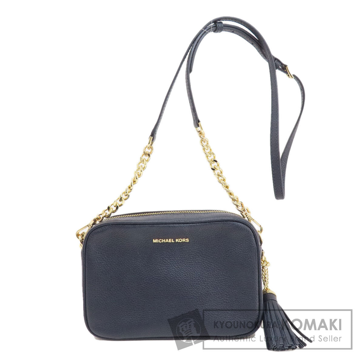 Michael Kors マイケルコース ロゴ ショルダーバッグ レザー レディース 中古