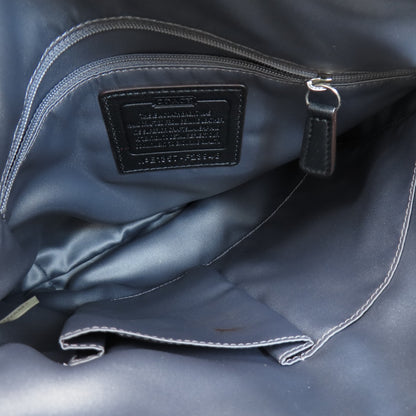 COACH コーチ F23948 ロゴ ショルダーバッグ レザー レディース 中古