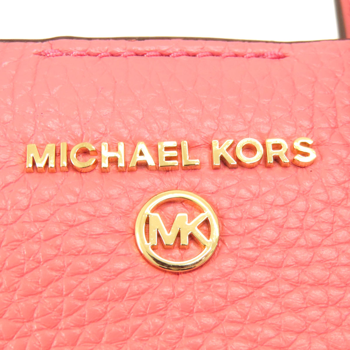 Michael Kors マイケルコース ロゴ 2WAY ハンドバッグ レザー レディース 中古