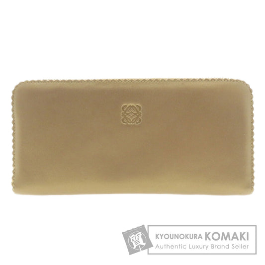 LOEWE ロエベ アナグラム 長財布（小銭入れあり） ラムスキン レディース 中古