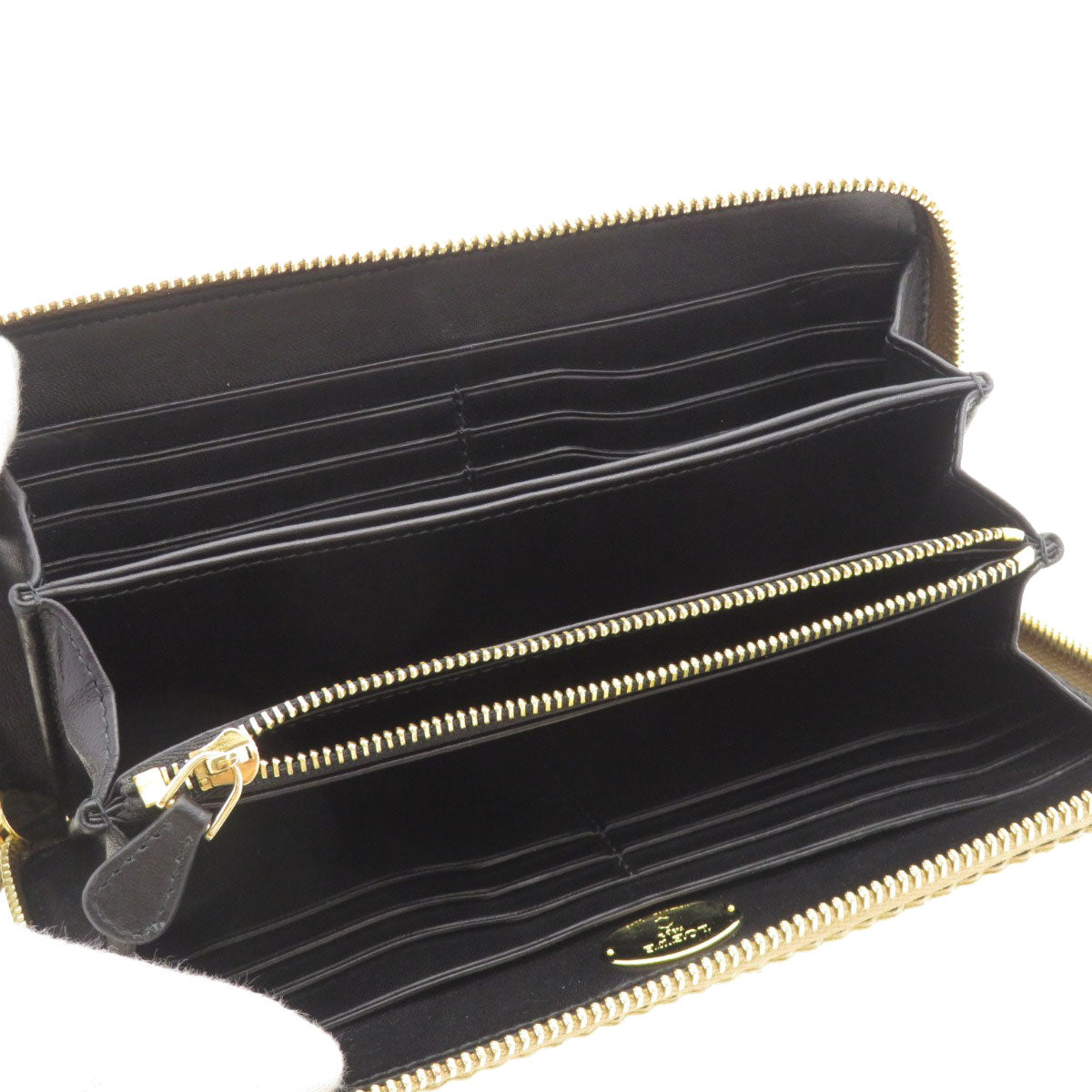 LOEWE ロエベ アナグラム 長財布（小銭入れあり） ラムスキン レディース 中古