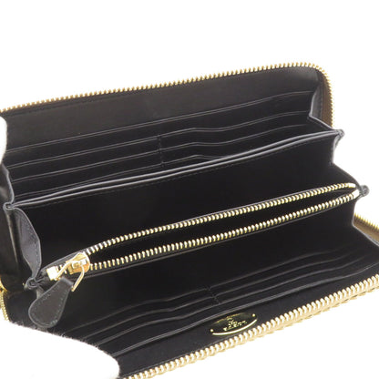 LOEWE ロエベ アナグラム 長財布（小銭入れあり） ラムスキン レディース 中古