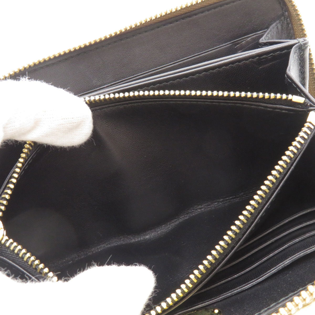 LOEWE ロエベ アナグラム 長財布（小銭入れあり） ラムスキン レディース 中古