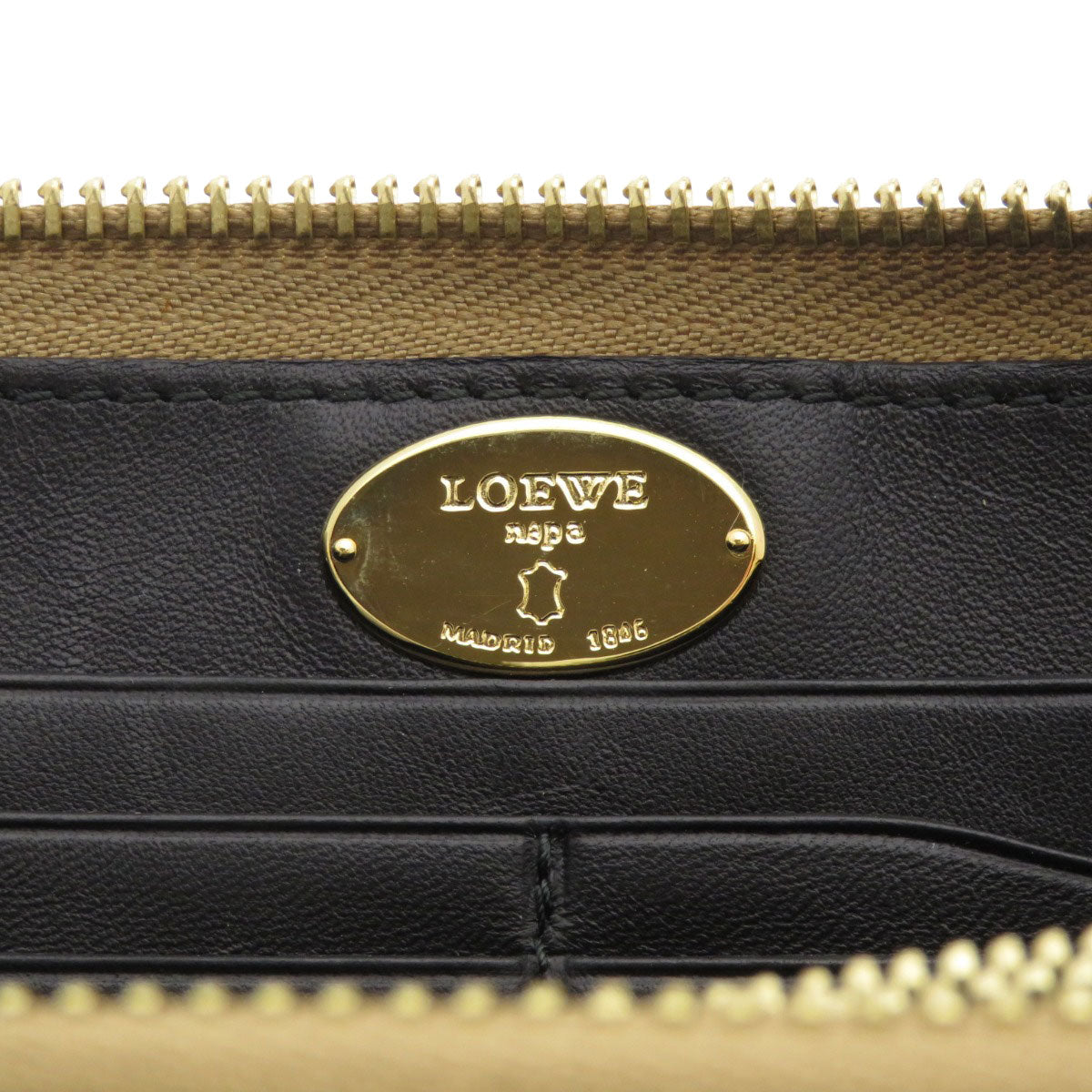 LOEWE ロエベ アナグラム 長財布（小銭入れあり） ラムスキン レディース 中古