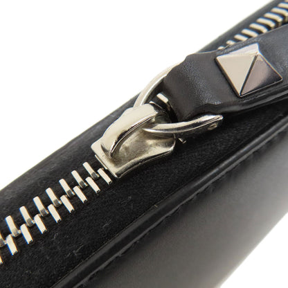 VALENTINO GARAVANI ヴァレンチノガラバーニ ロゴ 長財布（小銭入れあり） レザー レディース 中古