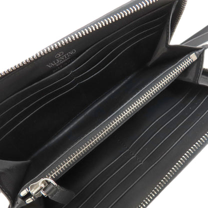 VALENTINO GARAVANI ヴァレンチノガラバーニ ロゴ 長財布（小銭入れあり） レザー レディース 中古