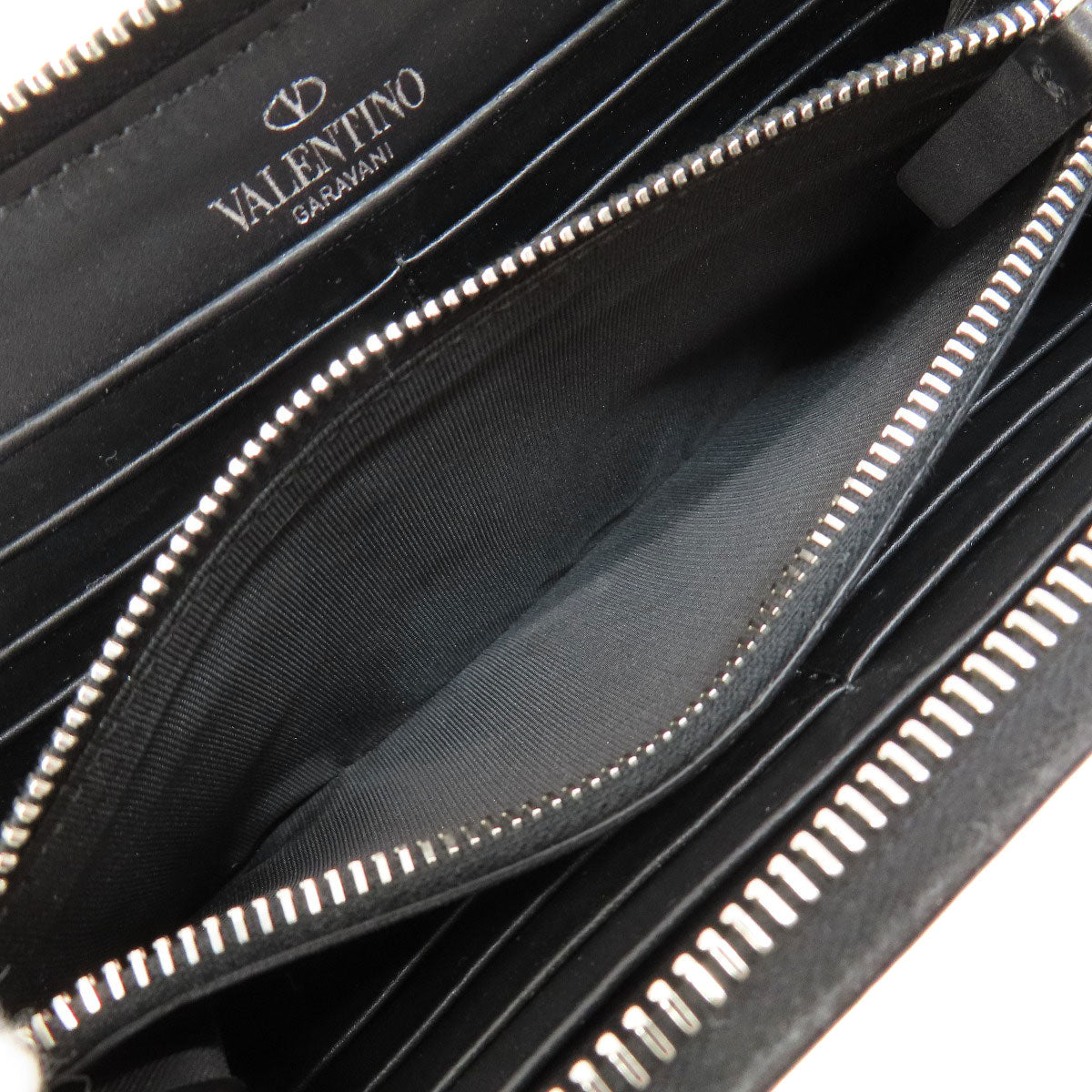 VALENTINO GARAVANI ヴァレンチノガラバーニ ロゴ 長財布（小銭入れあり） レザー レディース 中古