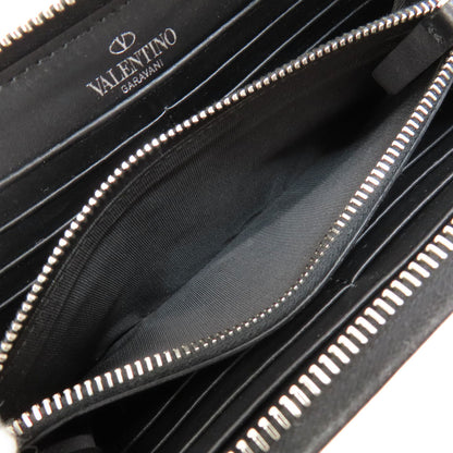 VALENTINO GARAVANI ヴァレンチノガラバーニ ロゴ 長財布（小銭入れあり） レザー レディース 中古